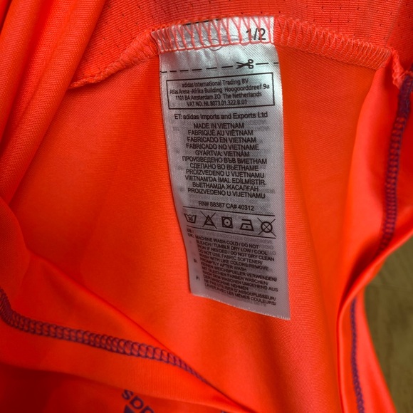Adidas youth/kids sleeveless golf shirt, size 13-14 yrs/L, pink - Picture 10 of 11